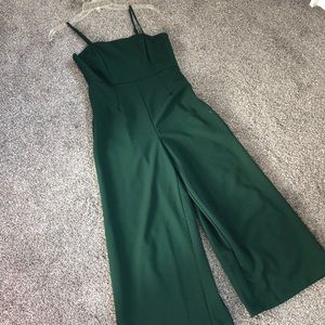 FOREVER21 Cropped Jumpsuit